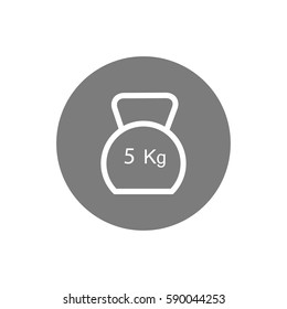 gray icon weight