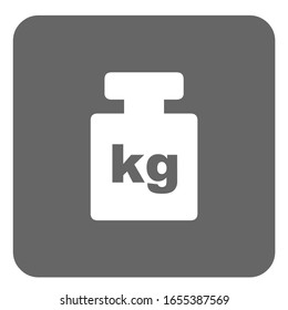 A gray icon. Weight, heavy. The science