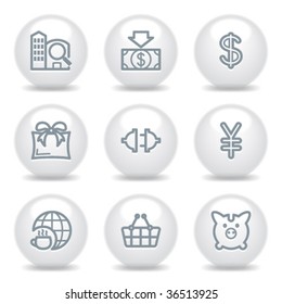 Gray icons set 24