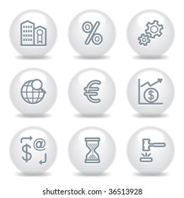 Gray icons set 25