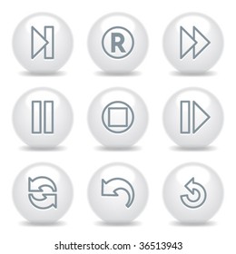 Gray icons set 29