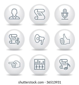 Gray icons set 31