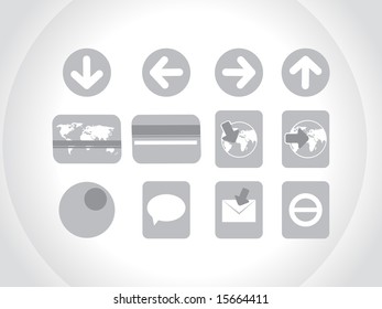 gray icons use for website