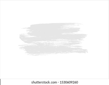 gray ink paint stroke background vector
