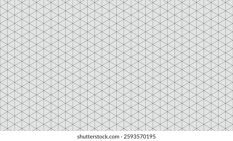 A gray isometric grid with triangular shapes.