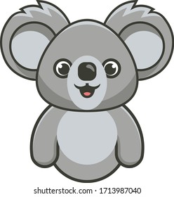 Oso gris koala para logos