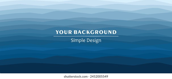 Gray landscape background, simple and natural design for presentations, vector eps 10.