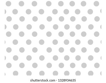 gray large balls pattern on white background