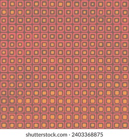 gray layered repetitive background with hand drawn pink, yellow squares. vector seamless pattern. geometric fabric swatch. wrapping paper. continuous design template for textile, linen, home decor; 