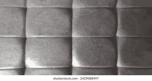 Gray leather upholstery. Gray leather upholstery. Vector illustration