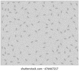 Gray leaves background. - Illustration
 
