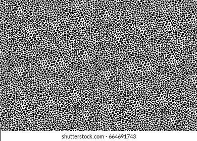 Gray leopard background in shallow circle