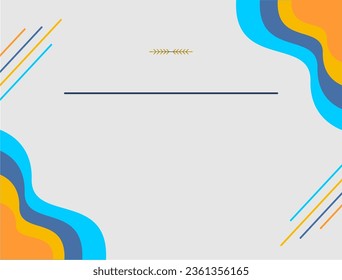 
gray, light blue, dark blue, yellow and orange banner backgrounds