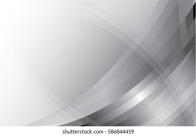 Gray Light Wave Abstract Background