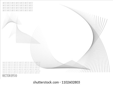 Gray line drawing abstract pattern background,EPS10