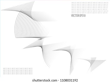 Gray line drawing abstract pattern background,EPS10