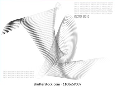 Gray line drawing abstract pattern background,EPS10