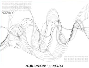 Gray line drawing abstract pattern background,EPS10