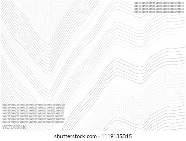 Gray line drawing abstract pattern background,EPS10