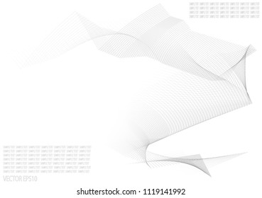 Gray line drawing abstract pattern background,EPS10