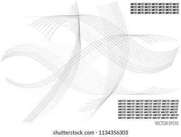 Gray line drawing abstract pattern background,EPS10
