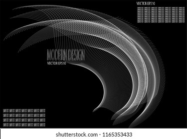 Gray line drawing abstract pattern background,EPS10