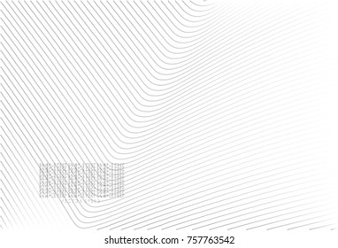 Gray line drawing abstract pattern background.
