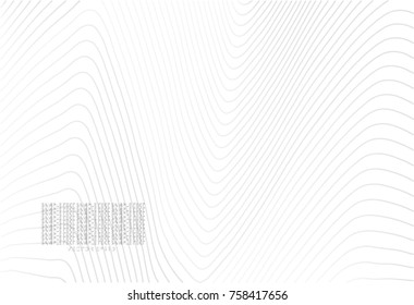 Gray line drawing abstract pattern background.