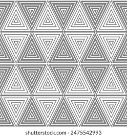 Gray line forming rhombus background. Fashion graphic background design. Modern abstract texture. Monochrome template for prints, textile, wrapping. illustration