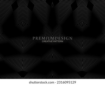 Línea gris en negro. Diseño minimalista. Plantilla de diseño de portada, diseño de volante de negocios, fondo de pantalla.