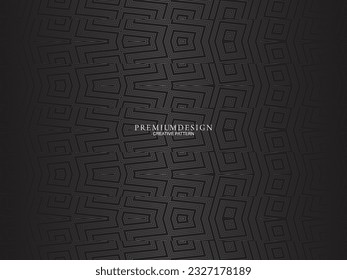Gray line on black. Minimalist design. Cover design templates, business flyer layouts, wallpapers, etc.