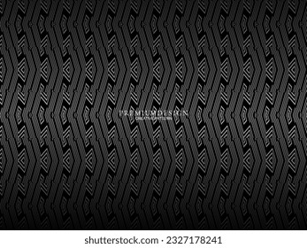 Gray line on black. Minimalist design. Cover design templates, business flyer layouts, wallpapers, etc.