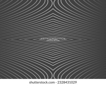 Gray line on black. Minimalist design. Perfect for templates, cover designs, business flyer layouts, wallpapers, etc.