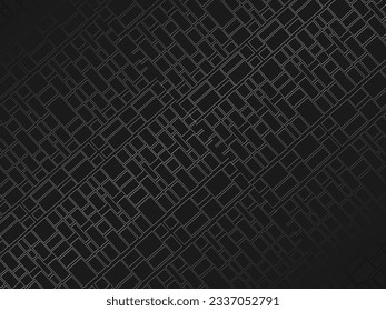 Gray line on black. Minimalist design. Perfect for templates, cover designs, business flyer layouts, wallpapers, etc.
