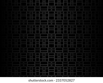 Gray line on black. Minimalist design. Perfect for templates, cover designs, business flyer layouts, wallpapers, etc.