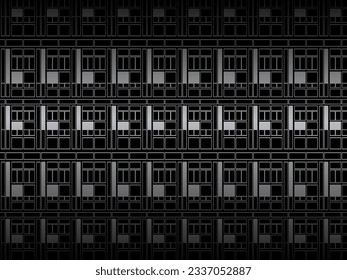Línea gris en negro. Diseño minimalista. Perfecto para plantillas, diseños de portada, diseños de volantes de negocios, fondos de pantalla, etc.