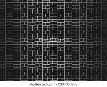 Gray line on black. Minimalist design. Perfect for templates, cover designs, business flyer layouts, wallpapers, etc.
