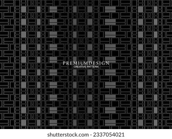 Gray line on black. Minimalist design. Perfect for templates, cover designs, business flyer layouts, wallpapers, etc.