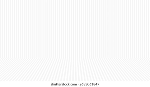 Gray lines on white background. Seamless vertical lines pattern