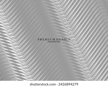 Gray lines pattern premium background. Minimalist design. Modern cover design templates, business brochure layouts, wallpapers, etc.	