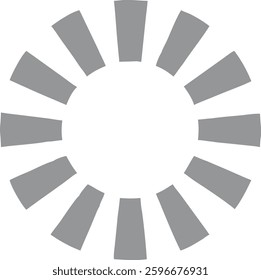 Gray Loading Buffer Icon Vector Design
