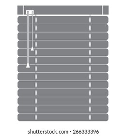gray Louvers sign icon. Window blinds or jalousie symbol.