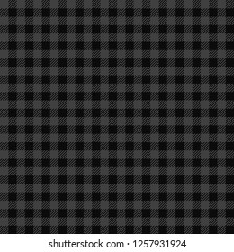 Gray Lumberjack Seamless Pattern Background