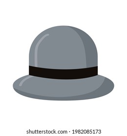 gray male hat accessory icon