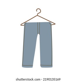 gray male pants hanging icon