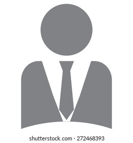 Gray Management, human resources, business persons and users. Vector icons set