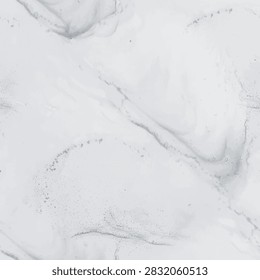 Gray Marble Floor Pattern. Dirty Water Color Background. Dirty Tile Stone. Dark Marble Watercolor. Dark Alcohol Ink Splash. Fluid Elegant Ceramic. Gray Gradient Background. Modern Seamless Painting.