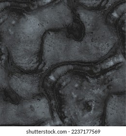 Gray Marble Pattern. Grey Tile Slate. Grey Seamless Background. Metal Water Color Watercolor. Slab Alcohol Ink Splash Wall. Fluid Vector Pattern. Gray Marble Watercolor. Modern Abstract Template.