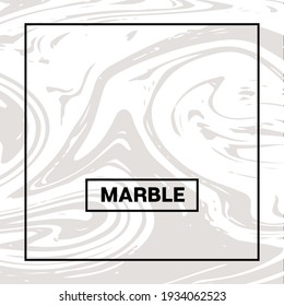 Gray Marble Texture Vector Square Liquid Ink Background. Fluid Paint Suminagashi Trendy Pattern for Invitation Cards, Banners, Corporate Identity. Retro Stone Marble Texture, Fading Painting Splash