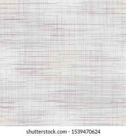 Gray Marl Ikat Dyed Fabric Texture Seamless Pattern. Blended Variegated Glitch Stripe Background With Bleeding Edges. Textile Striped Effect With Soft Color Dye Overlay. Repeat Vector EPS 10 Tile